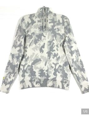 RLX RALPH LAUREN Camouflage Wool Hooded Sweater